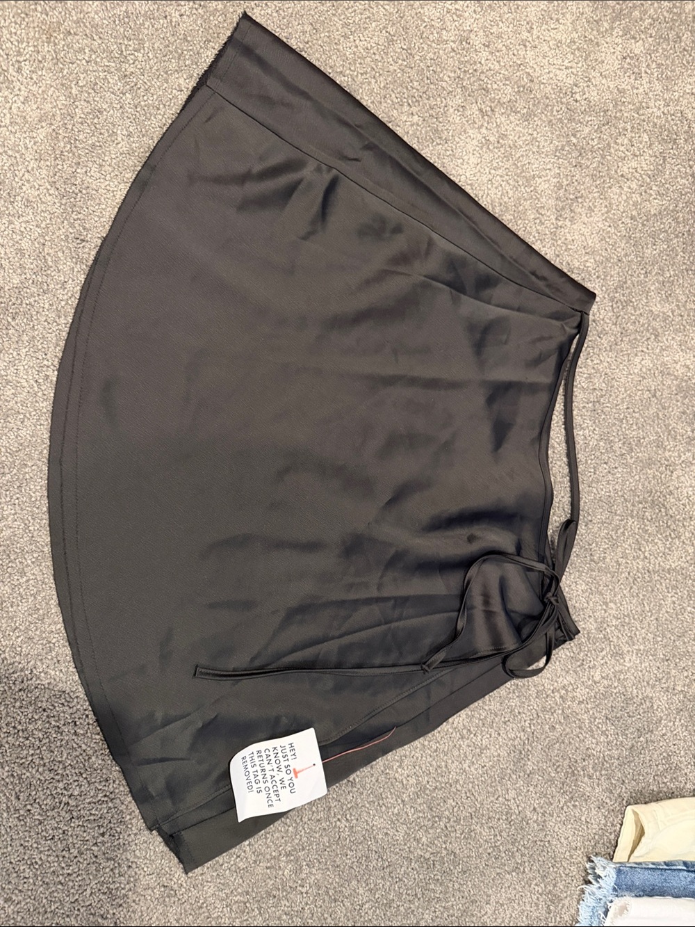 Black TOPSHOP WOMENS Wrap Skirt - Women's Classic Tie-Waist Skirt